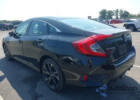 2020 Honda Civic Sport from USA, damaged, VIN 2HGFC2F81LH587305